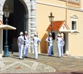 Monaco changing of the guards