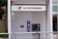 La Poste Monaco logo text brand facade street sign office shop office in France