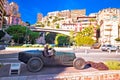 Monaco city street and landmarks view