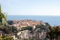 Monaco cityscape panoramic view from the hill Royalty Free Stock Photo