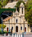 Saint Devota Chapel - Chapelle Sainte Devote - in Monte Carlo district at French Riviera coast of Monaco Principate