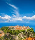 Monaco French riviera. Mediterranean Sea with blue sky Royalty Free Stock Photo