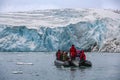 Monaco Glacier in Woodfjorden - Svalbard Islands Royalty Free Stock Photo