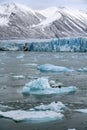 Monaco Glacier in Woodfjorden - Svalbard Islands Royalty Free Stock Photo