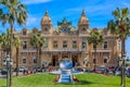 Monaco Grand Casino in Monte Carlo on Place du Casino with the mirror fountain out front Royalty Free Stock Photo