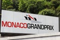 Monaco Grand Prix billboard Royalty Free Stock Photo