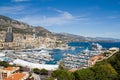 Monaco Harbour Royalty Free Stock Photo