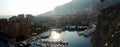 Monaco harbour panorama Royalty Free Stock Photo