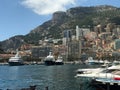 Monaco harbour Royalty Free Stock Photo