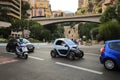 Electric car Renault Twizy on the street of Monaco