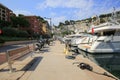 Promenade in the Port de Fontvieille in Monaco