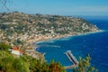 Monaco landscape from the top view Royalty Free Stock Photo