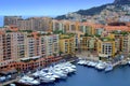 Monaco Marina bay view Royalty Free Stock Photo