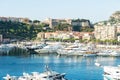 Monaco. Mediterranean Sea landscape. French riviera