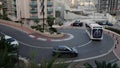 MONACO MONTE-CARLO - CIRCA MARCH, 2023: famous hairpin turn near Fairmont hotel