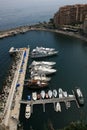 Monaco Monte Carlo Marina Yachting Bay view Royalty Free Stock Photo