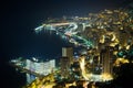 Monaco, Monte Carlo by night Royalty Free Stock Photo