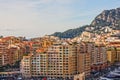 Monaco and Monte Carlo principality: Monaco town houses embankment sea view