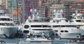 Monaco, Monte-Carlo, 28 September 2017: The largest exhibition of yachts and boats in Monaco, yacht brokers and richest