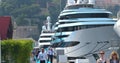 Monaco, Monte-Carlo, 28 September 2017: MEGA of the yacht of shipyards Oceanco and feadship, Jubilee, Winner, The