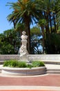 Monaco. The monument to the composer Hector Berlioz.