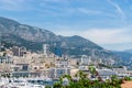 Monaco panorama with port Royalty Free Stock Photo