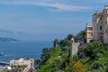 Monaco seasight from hill Royalty Free Stock Photo