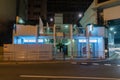 Post office in Monaco at night. La poste Monaco