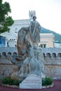 MONAKO-VILLE. PRINCIPALITY OF MONACO. Monument to Albert I in Monaco-Ville