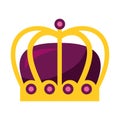 Monarchical crown isolated icon Royalty Free Stock Photo