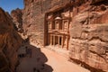 The Monastarty, Petra in Jordan Royalty Free Stock Photo