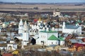 Monasteries and Churches of Suzdal in Springtime Royalty Free Stock Photo