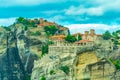 Monasteries of Varlaam and great meteor monastery at Meteora, Greece