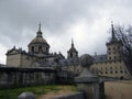 Famous Royal Site of San Lorenzo de El Escorial. World Heritage Site UNESCO in Spain Royalty Free Stock Photo