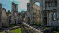 Monastery Abbaye de JumiÃÂ¨ges / JumiÃÂ¨ges Abbey in Normandy, France Royalty Free Stock Photo