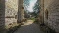 Monastery Abbaye de JumiÃÂ¨ges / JumiÃÂ¨ges Abbey in Normandy, France Royalty Free Stock Photo