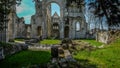 Monastery Abbaye de JumiÃÂ¨ges / JumiÃÂ¨ges Abbey in Normandy, France Royalty Free Stock Photo