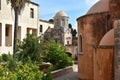 Orthodox monastery on island Crete Royalty Free Stock Photo