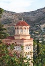 The monastery of Agios Nektarios in the island Aegina in Greece