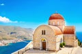 The Monastery of Agios Savvas in Kalymnos, Greece Royalty Free Stock Photo