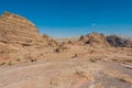 The Monastery (Al Deir) in nabatean city of petra jordan Royalty Free Stock Photo