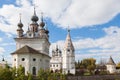 Monastery of the Archangel Michael in city Yuriev-Polskiy Royalty Free Stock Photo