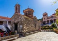 Monastery of Assumption in Malevi, Arcadia, Greece Royalty Free Stock Photo