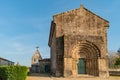 Monastery of Bravaes in Ponte da Barca, north of Portugal. Former Benedictine monastery that at the end of century XII was Royalty Free Stock Photo