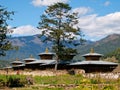 Monastery in the Bumthang valley (Bhutan)