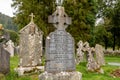 Monastery cemetery of Glendalough, Ireland Royalty Free Stock Photo