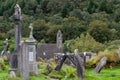 Monastery cemetery of Glendalough, Ireland Royalty Free Stock Photo