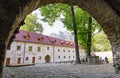 Monastery Cerveny Klastor, Slovakia Royalty Free Stock Photo