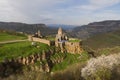 Armenian Apostolic church and monastery of Tatev in the province of Syunik of Armenia. Royalty Free Stock Photo