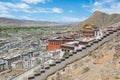 Monastery complex in Tibet Royalty Free Stock Photo